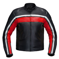 Karl Rote Motorrad Racing Lederjacke