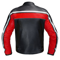 Karl Rote Motorrad Racing Lederjacke