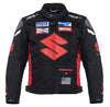 Suzuki Schwarz Motorrad Textiljacke