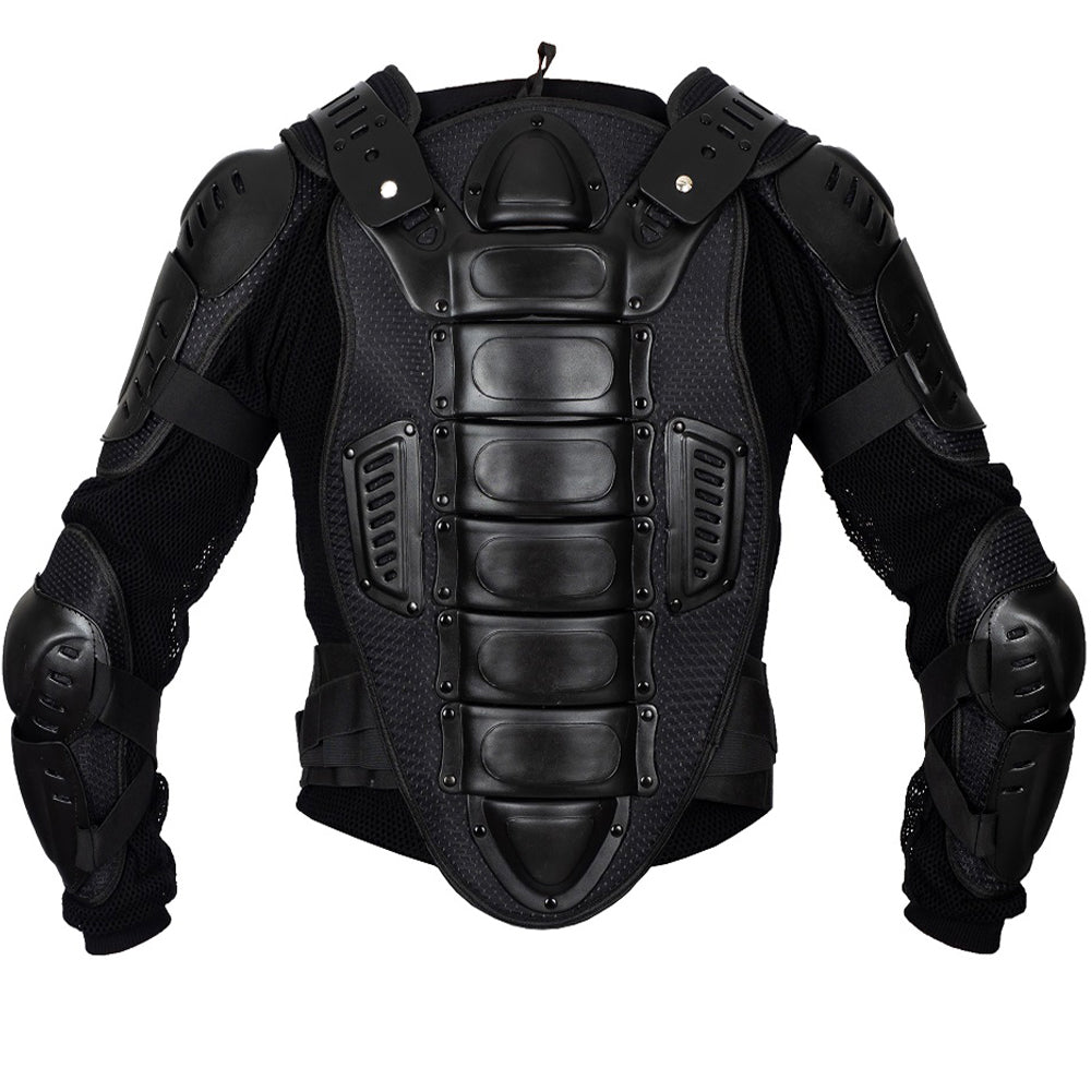 Spartacus Black Motorcycle Armored Vest – Corelli MG Deutschland