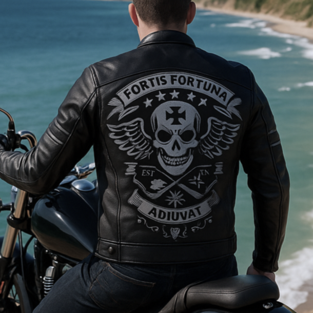 Fortuna Motorrad Racing Lederjacke