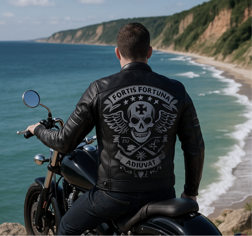Fortuna Motorrad Racing Lederjacke