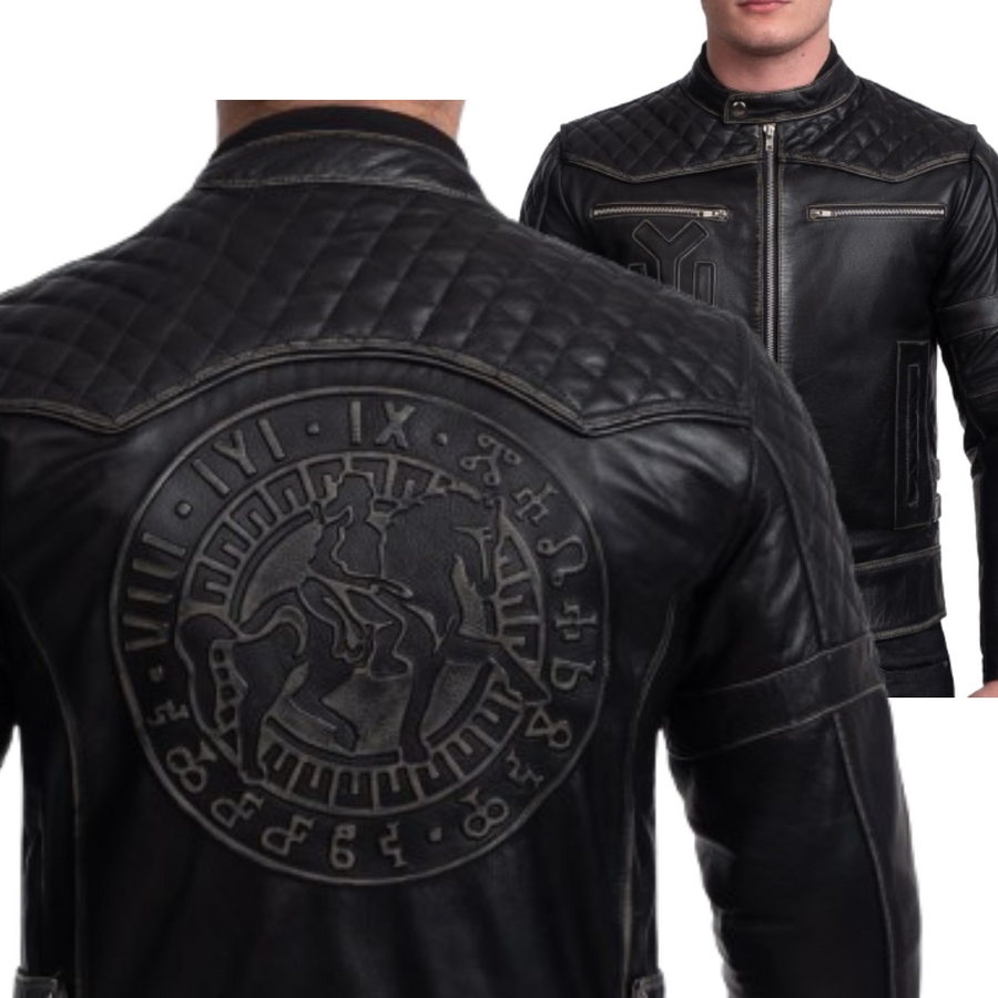 Madara Motorrad Racing Lederjacke