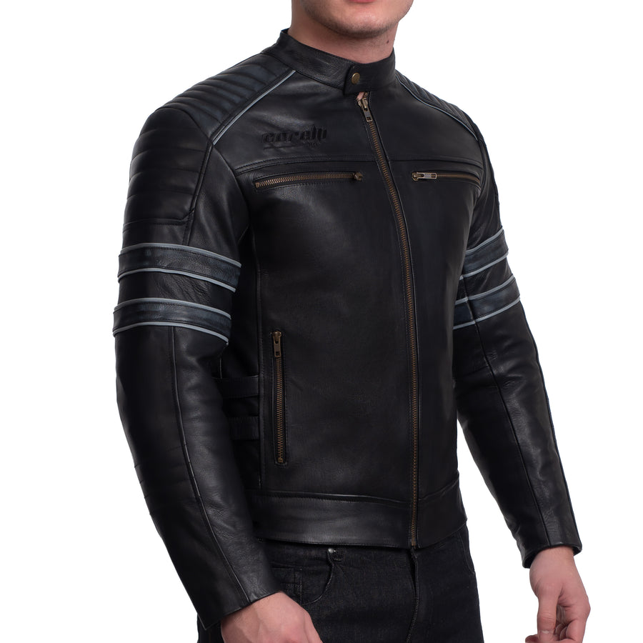 Fortuna Motorrad Racing Lederjacke