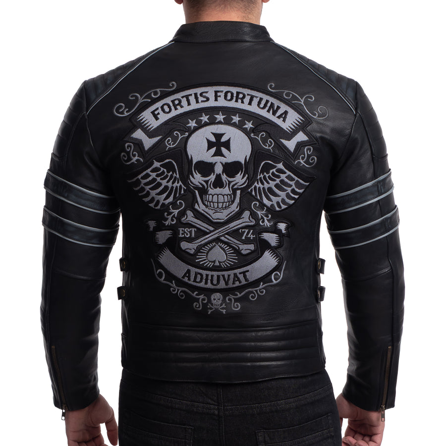 Fortuna Motorrad Racing Lederjacke