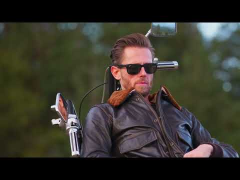 Bomber Braun Classic Motorrad Lederjacke